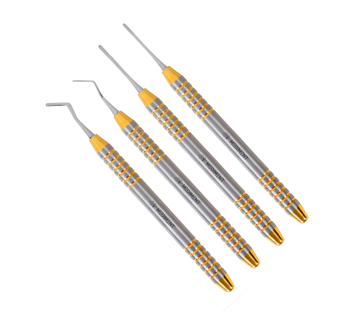Set Of 4 Dental Periotomes Scalers Anterior Posterior Tooth Extracting Lab Tools