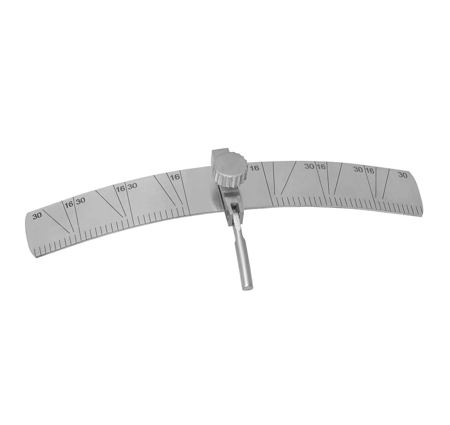 Dental Implant Locating Guide Angle Rulers Gauge Surgical Position Locator Tool Curved