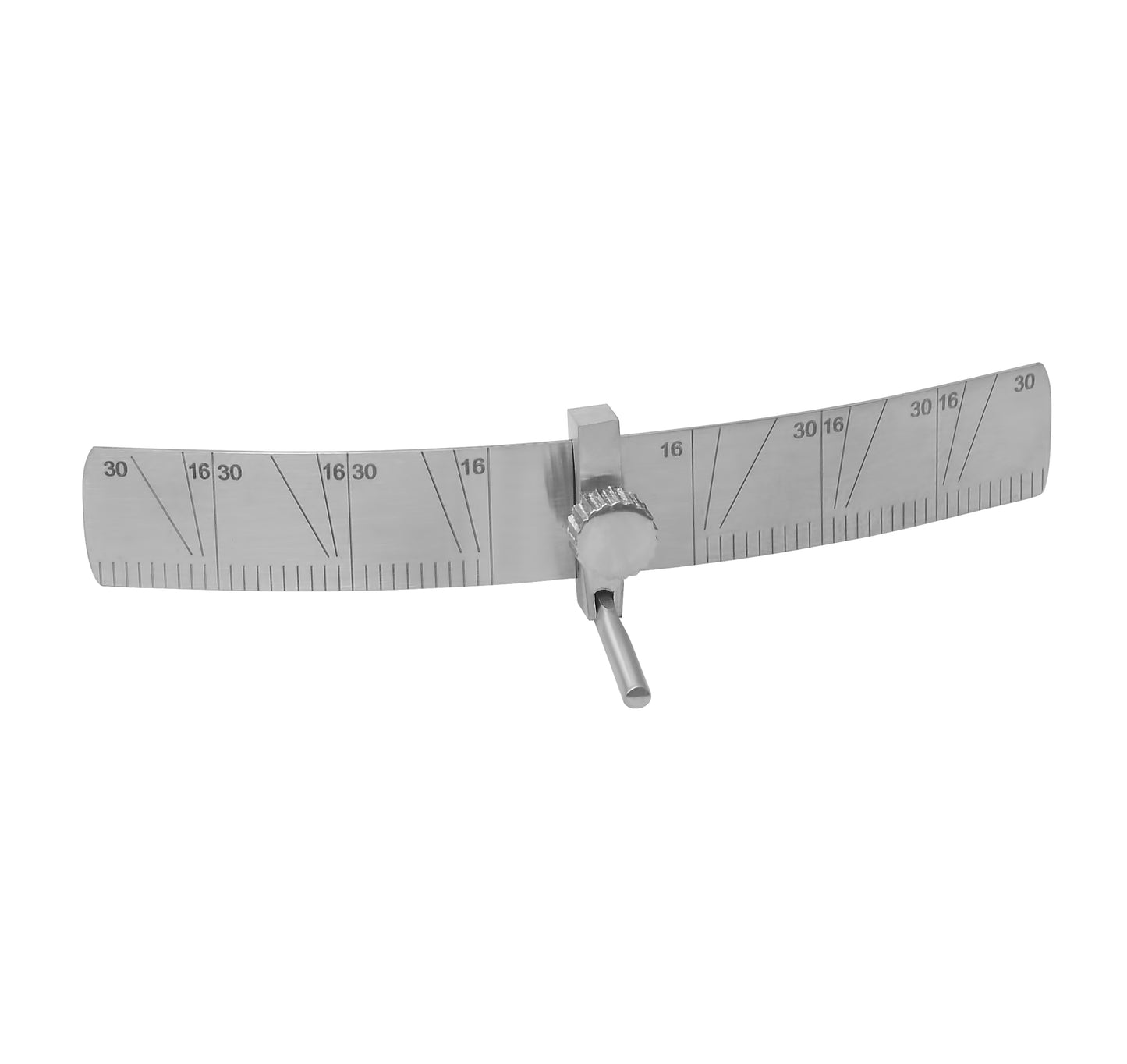 Dental Implant Locating Guide Angle Rulers Gauge Surgical Position Locator Tool Curved