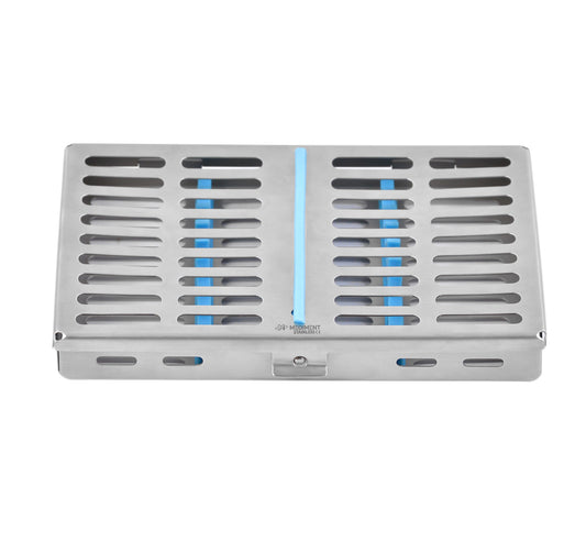 10 Pcs Sterilization Cassette Tray Hold 10 Dental Surgical Instruments Autoclave