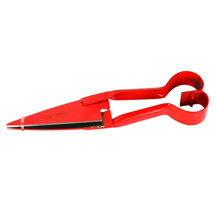 Hand Sheep Shears 12" Red Lightweight Topiary Livestock CE MARK Quality Steel