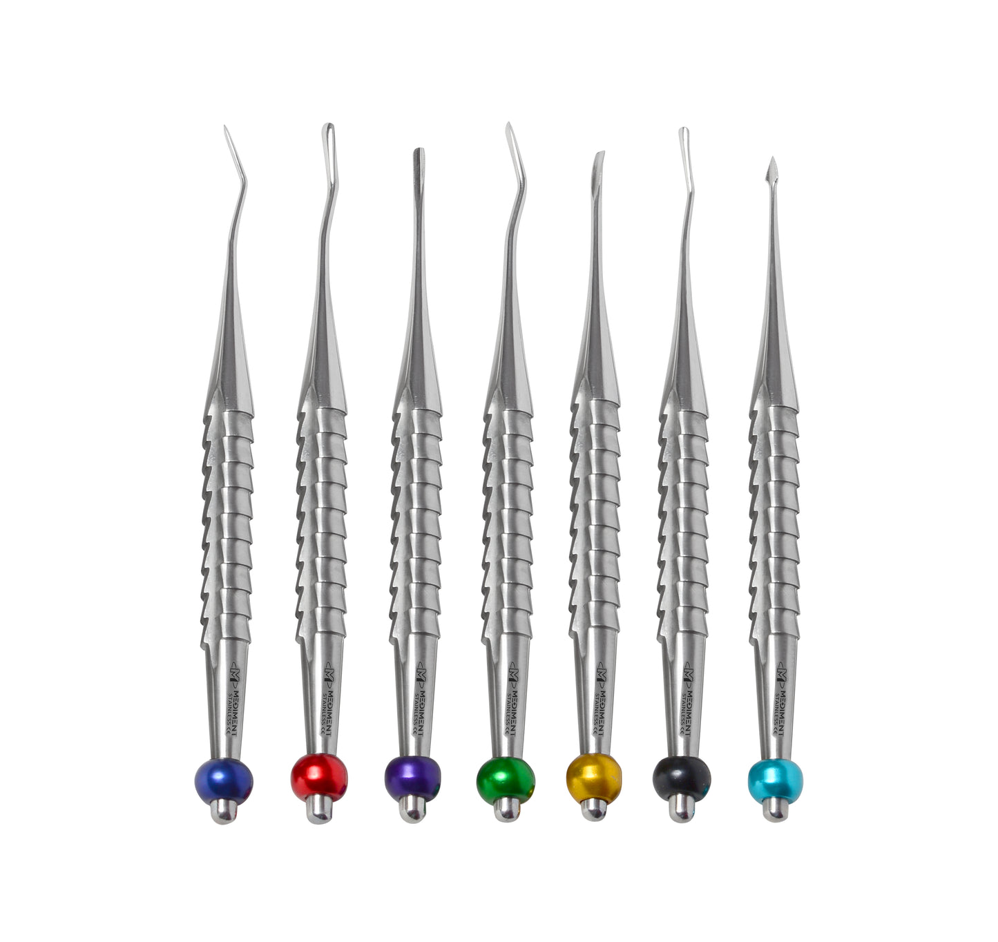 Brand New Set of 7 Luxating Elevators PDL Precise Tips Surgical Dental CE