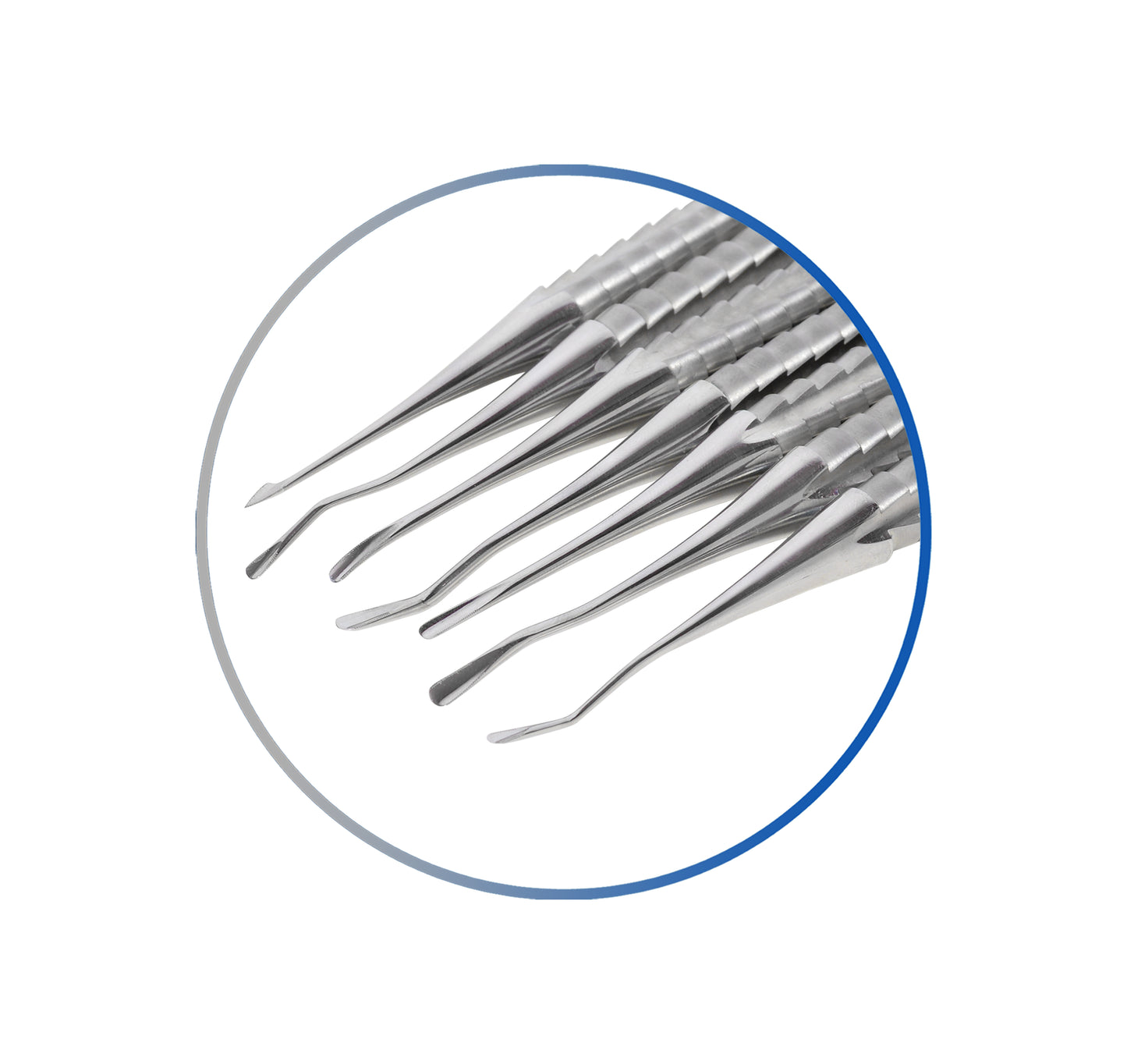Brand New Set of 7 Luxating Elevators PDL Precise Tips Surgical Dental CE