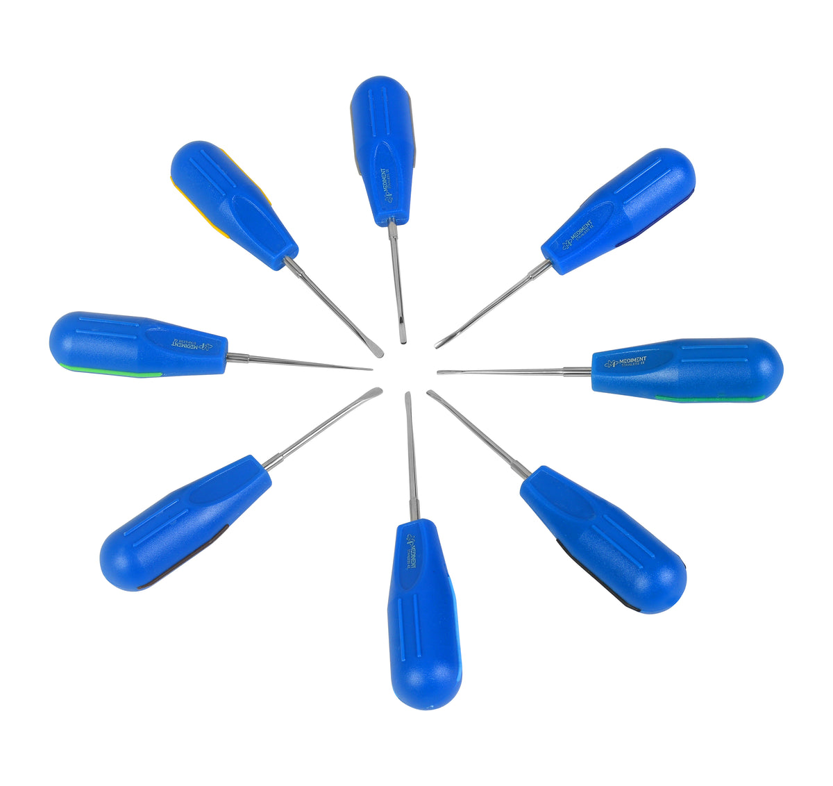 Dental Elevators Set Plastic Handle