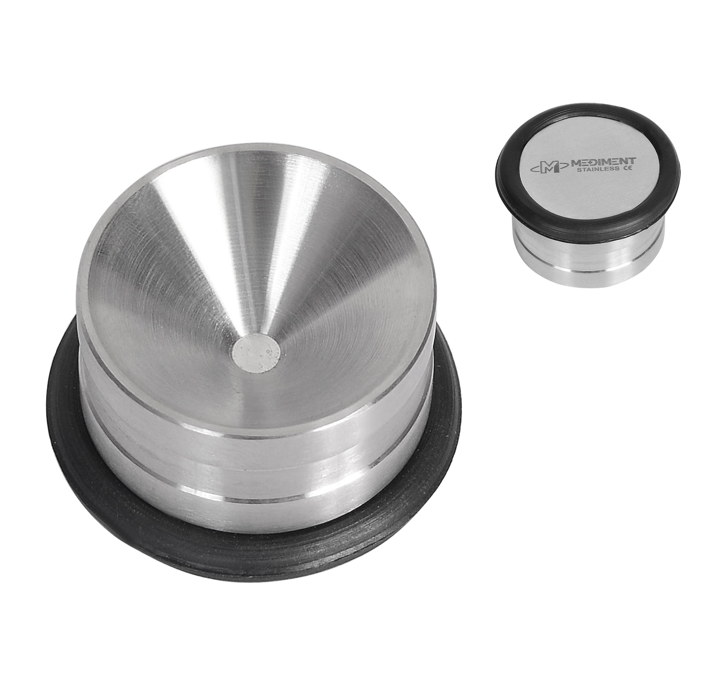 Dental Amalgam Well, solid stainless steel, standard size
