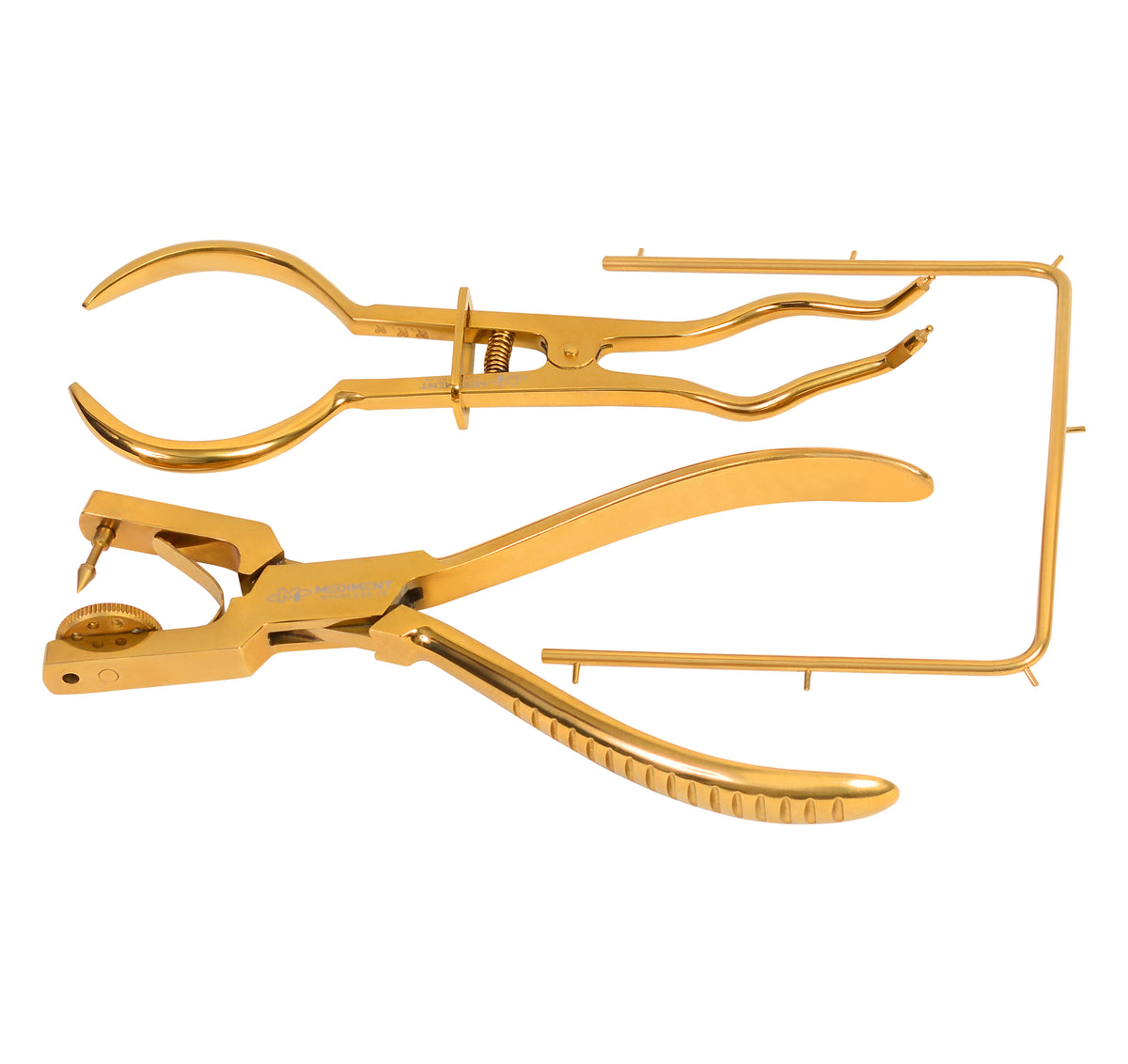 Diagnostic Rubber Dam Set of 3 Gold