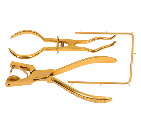Diagnostic Rubber Dam Set of 3 Gold