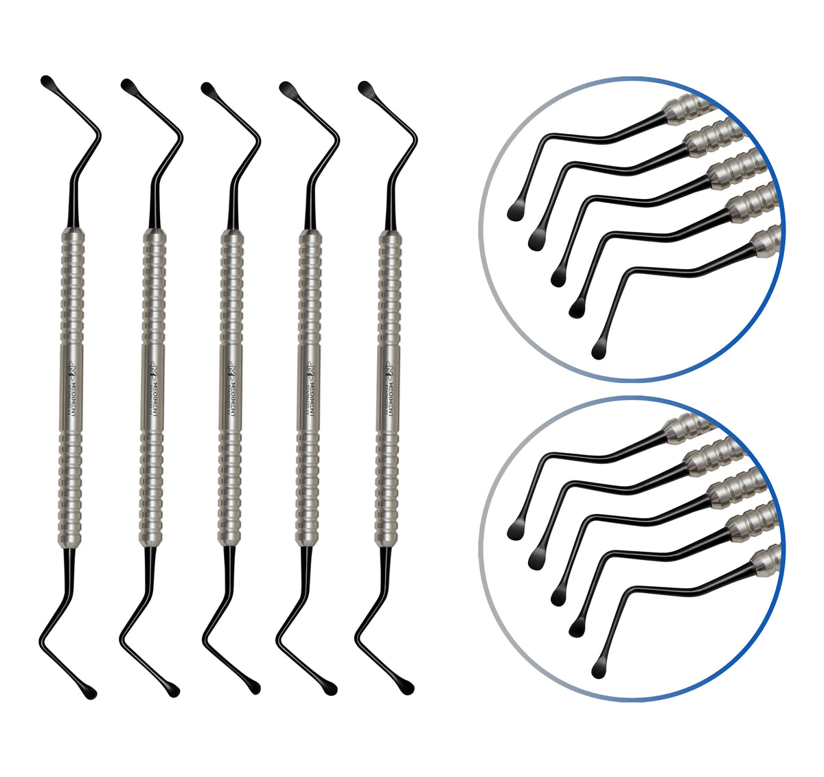 5 Pcs Dental Scaler Lucas 86