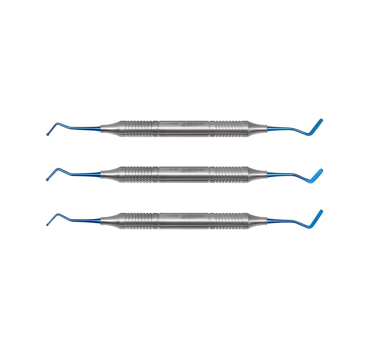 Dental Composite Filling Instruments Hollow Set of 3