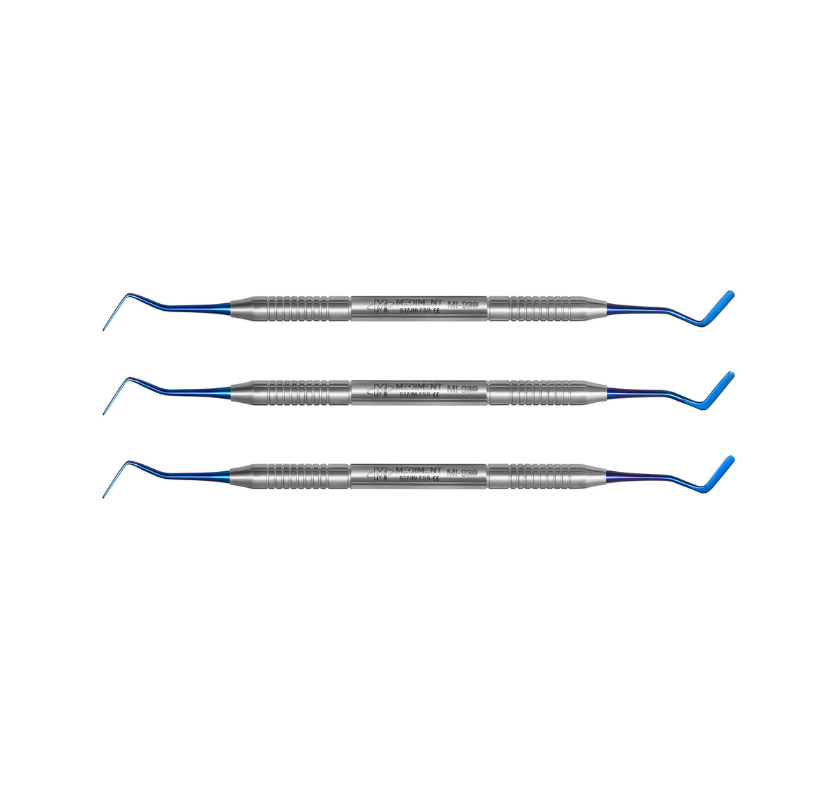 Dental Composite Filling Instruments Solid Set of 3