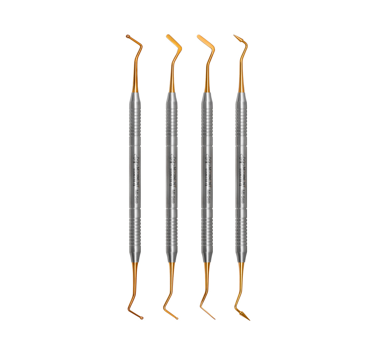 Dental Composite Filling Instruments Solid Set of 4