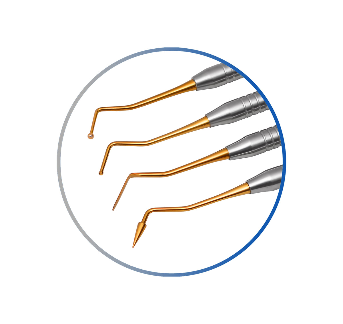 Dental Composite Filling Instruments Solid Set of 4