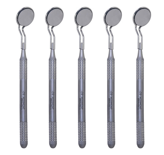 5 Pcs Dental Mouth Mirror Double Sided