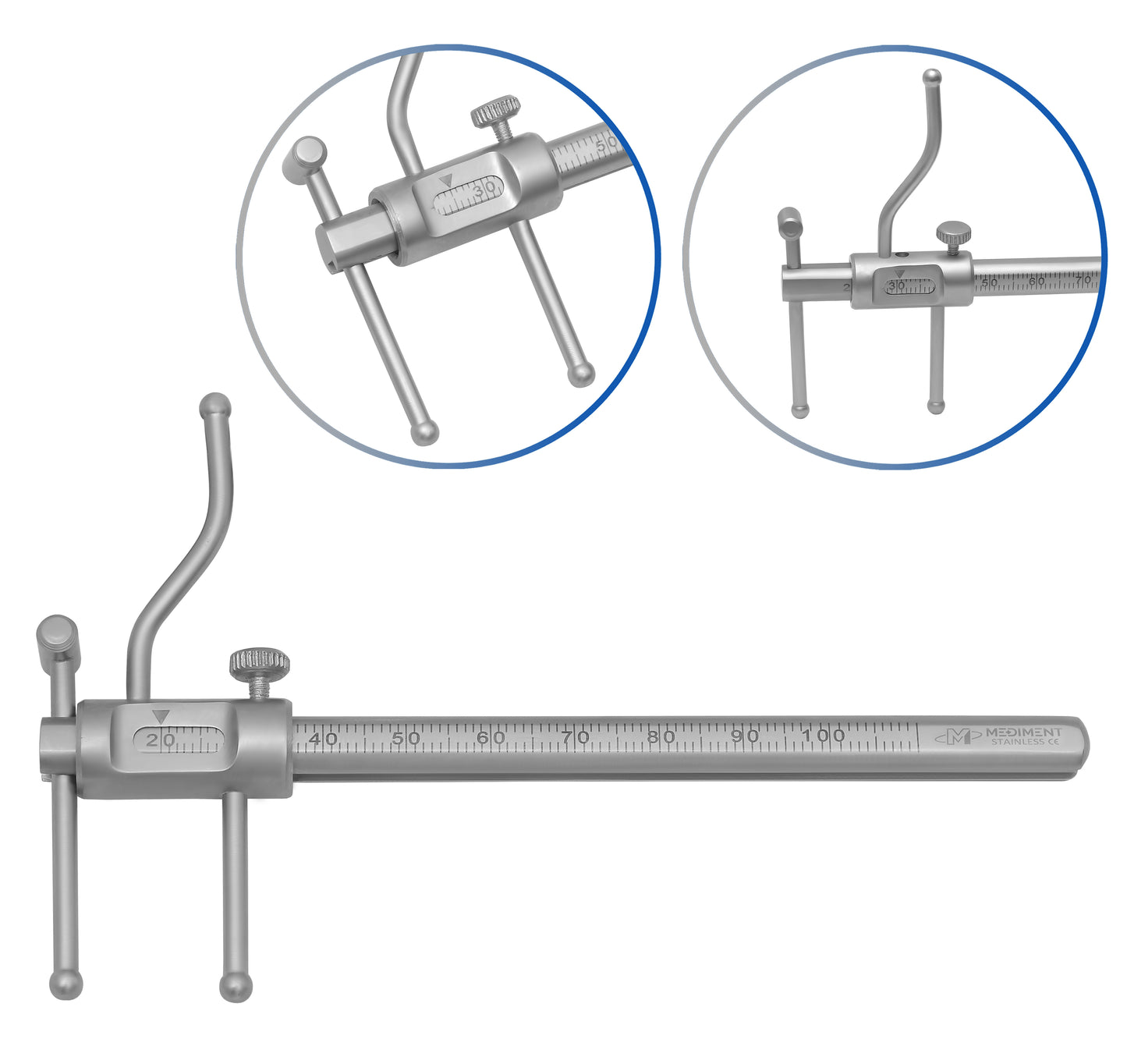 Dental VDO Gauge Prosthodontics Venus Apollo Caliper Ruler Gauge CE