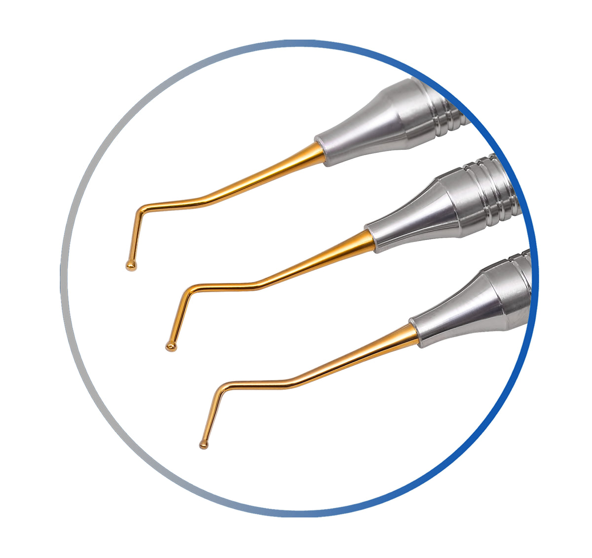 Dental Composite Filling Instruments Set of 3 Hollow