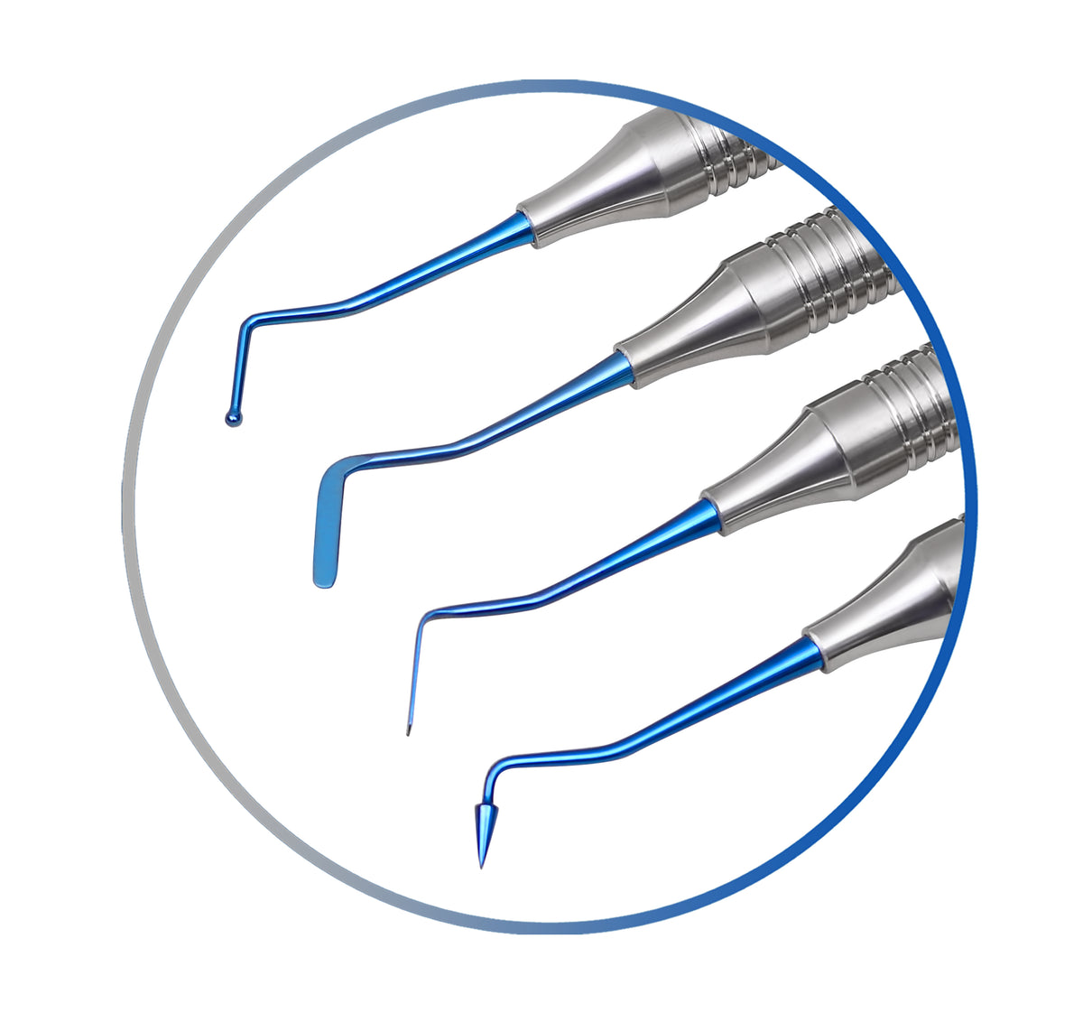 Dental Composite Filling Instruments Set of 4 Hollow