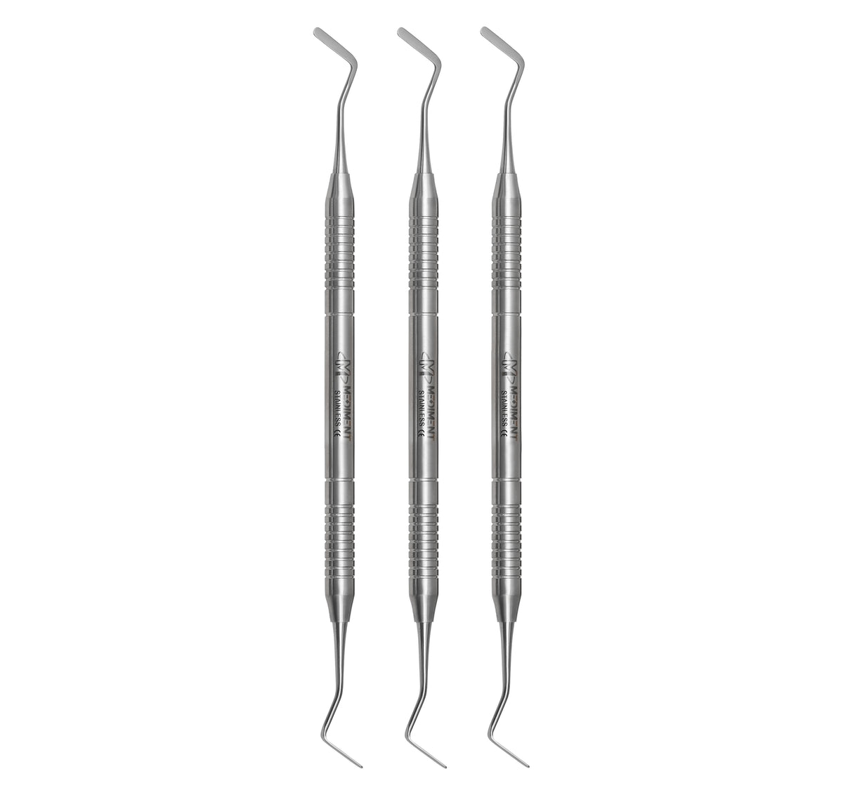 Dental Composite Filling Instruments Solid Set of 3