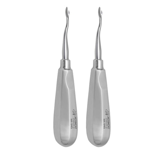 2 Pcs Dental Bernard Spade Elevator 6.5"