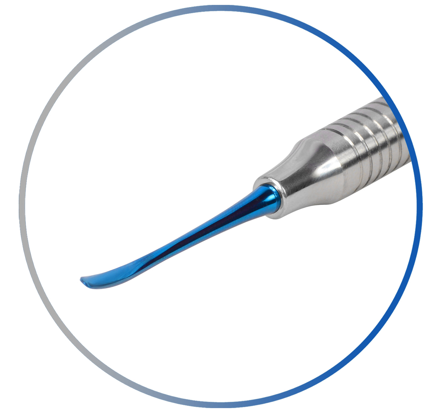 Dental Composite Filling Instrument Beavertail Burnisher Stainless CE Blue