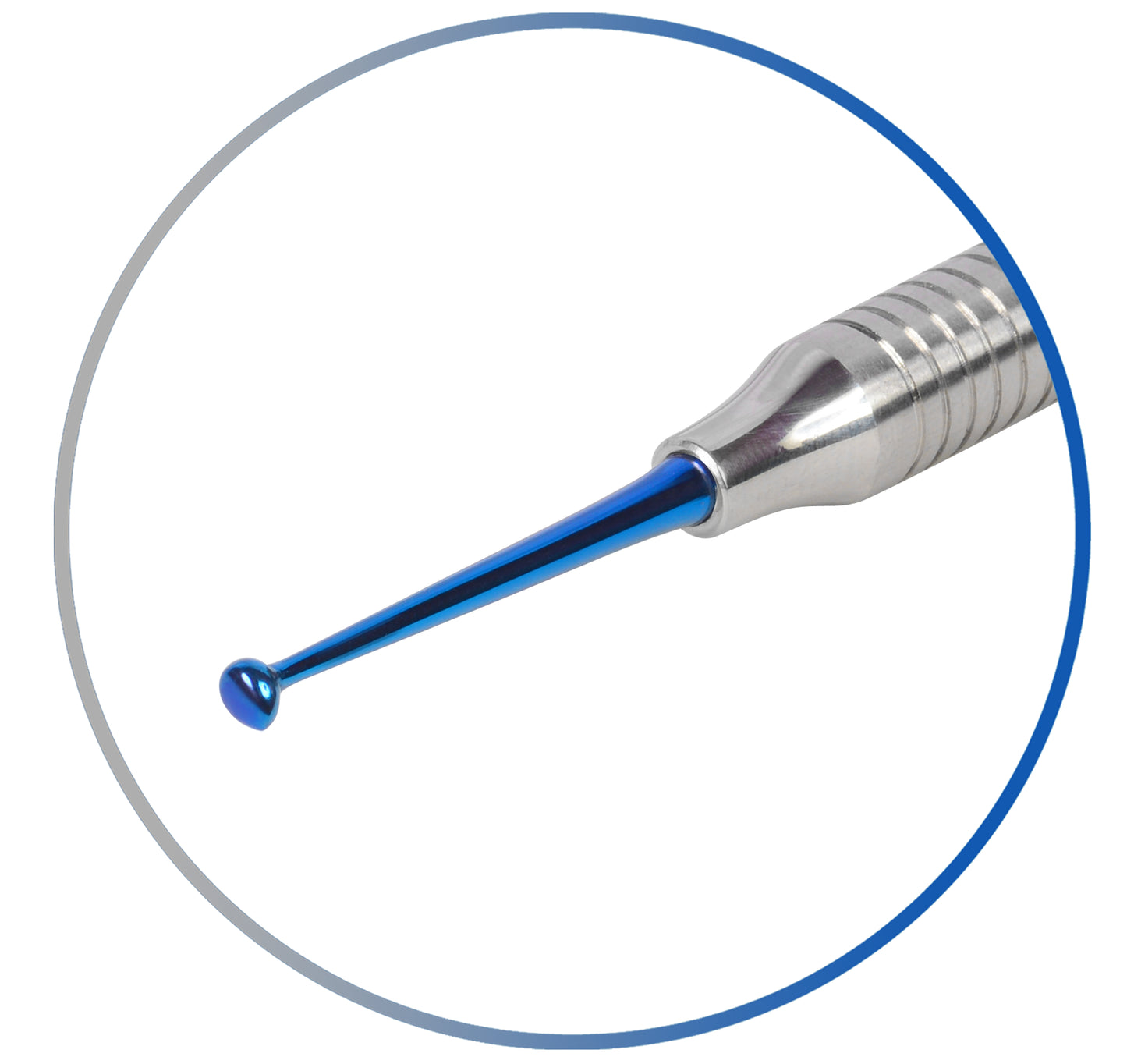 Dental Composite Filling Instrument Beavertail Burnisher Stainless CE Blue