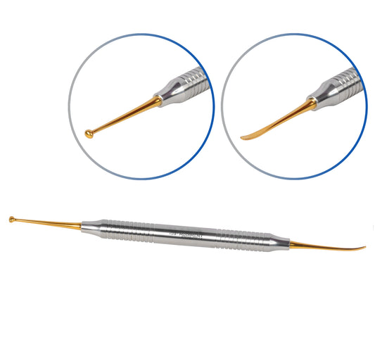 Professional CIG-6 Dental Composite Instrument Gold Titanium Tip Dentistry Tools