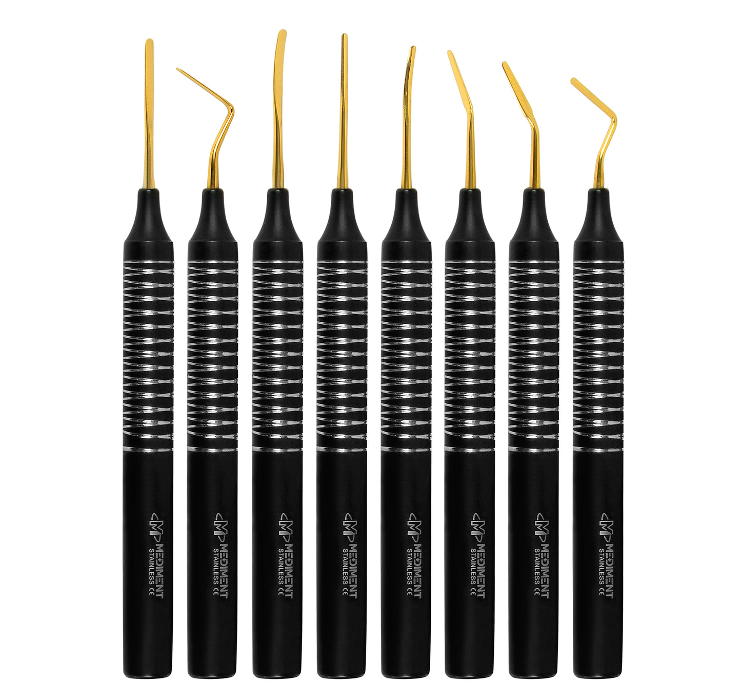 Dental Flexible Periotome Set Serrated Blade Periodontal Root Extraction Set