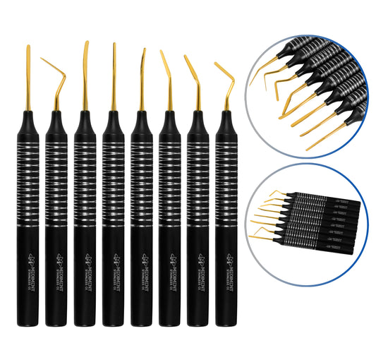 Dental Flexible Periotome Set Serrated Blade Periodontal Root Extraction Set