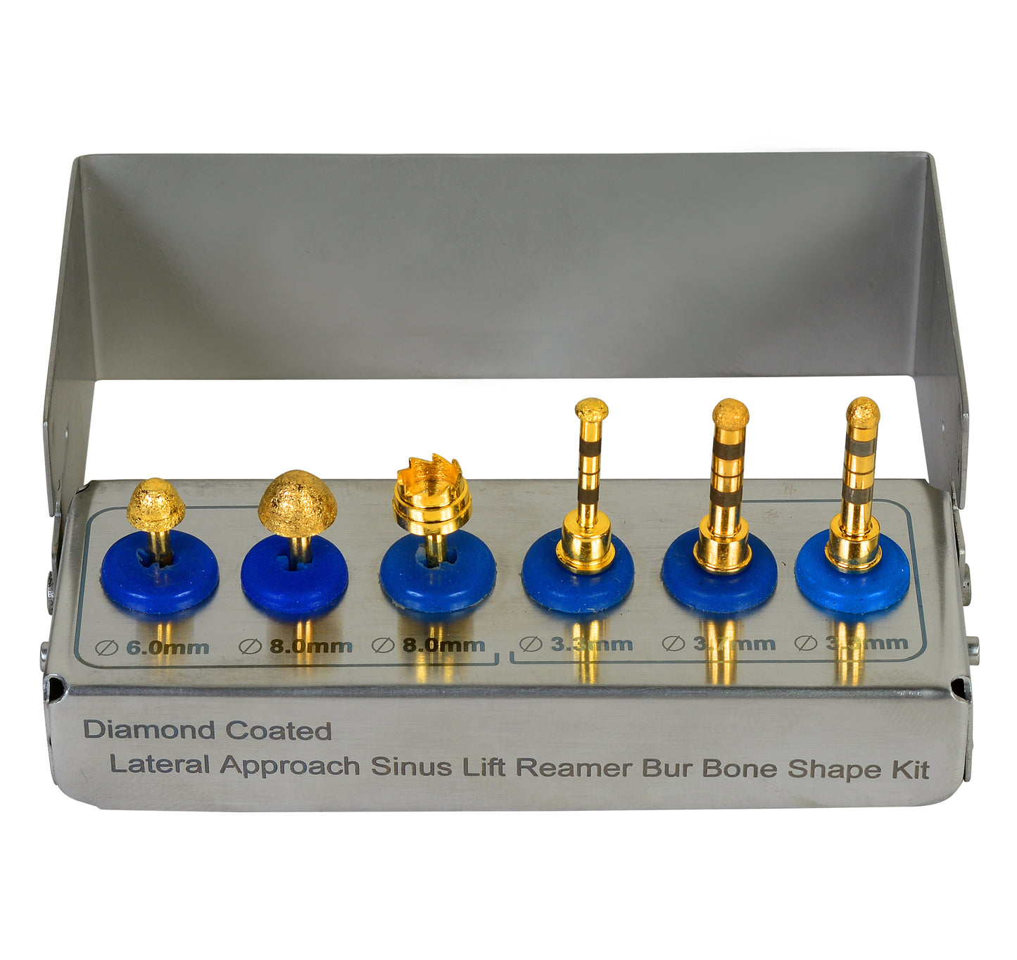 Dental Diamond Golden Lateral Approach Reamer Bur Bone Shape Sinus Lift